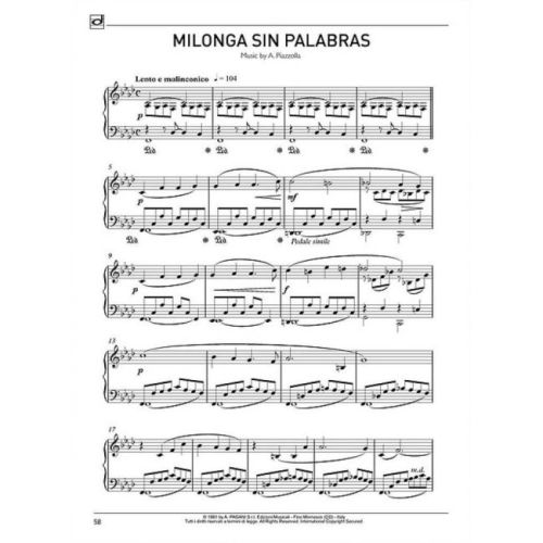 Piazzolla, Astor - Piano Solo Collection