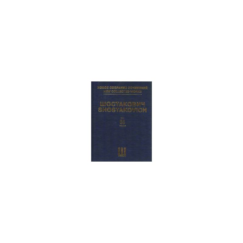 Shostakovich, Dmitri - New Collected Works Vol. 065 op. 39 Vol. 65