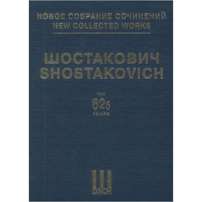 Shostakovich, Dmitri - New Collected Works Vol. 062 B op. 27 Vol. 62 B