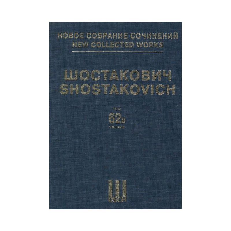 Shostakovich, Dmitri - New Collected Works Vol. 062 C op. 27 Vol. 62 C