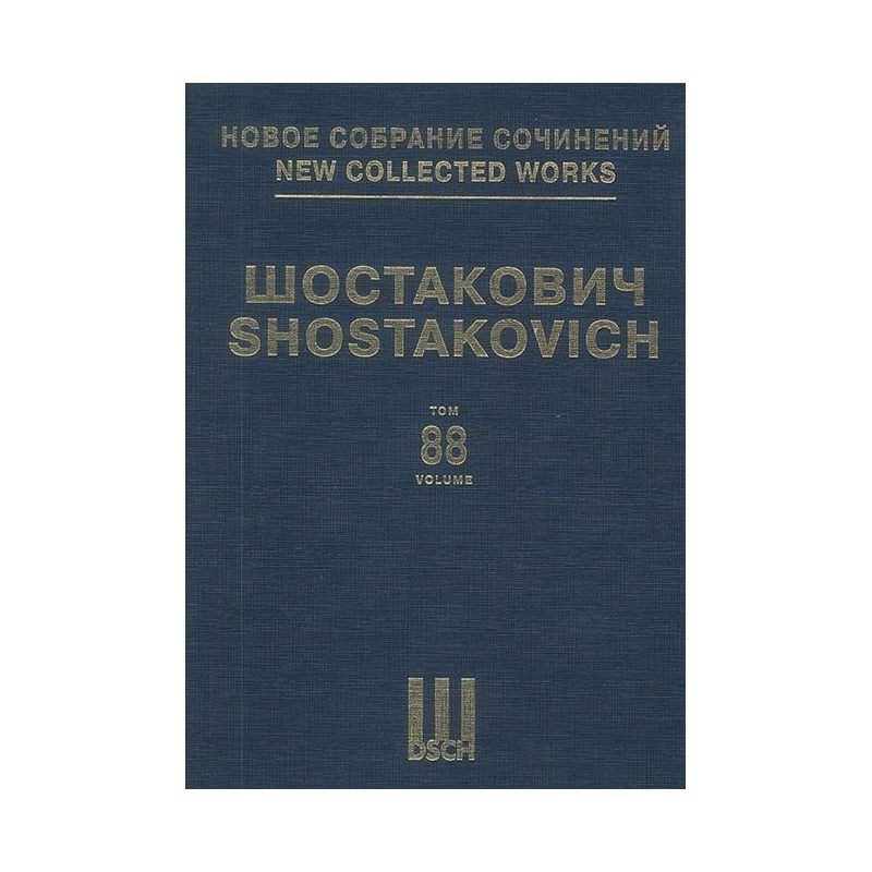 Shostakovich, Dmitri - New Collected Works Vol. 088 op. 62 Vol. 88