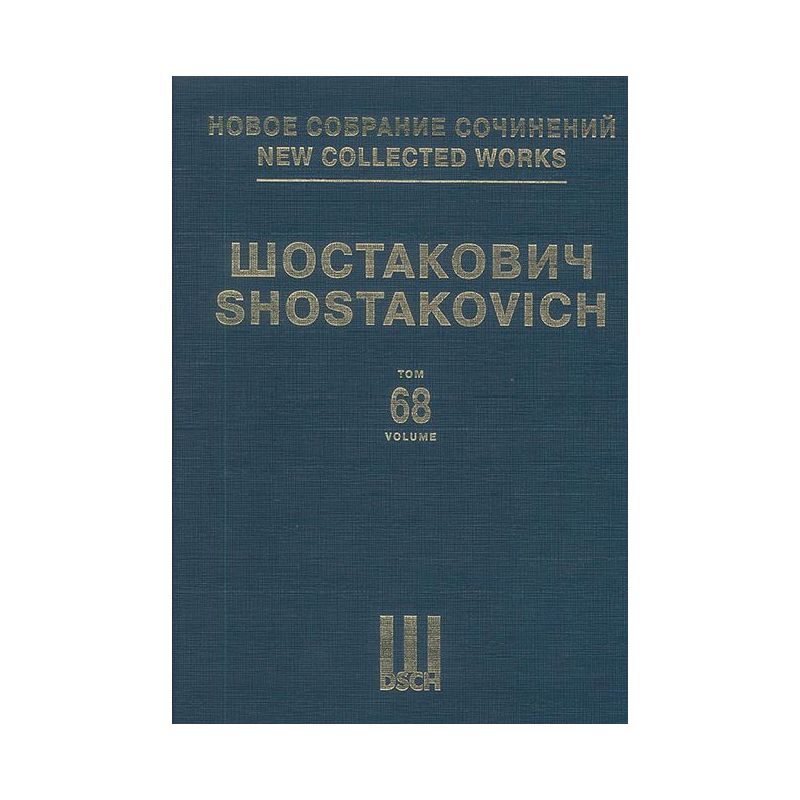 Shostakovich, Dmitri - New Collected Works Vol. 068 Vol. 68