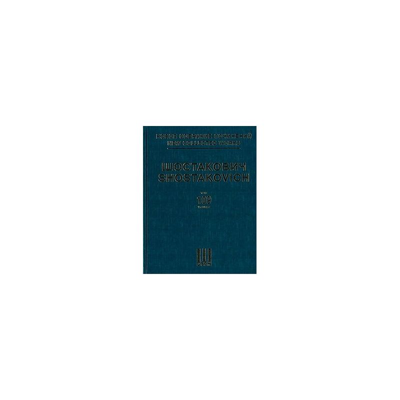 Shostakovich, Dmitri - New Collected Works Vol. 109 Vol. 109