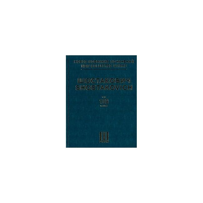 Shostakovich, Dmitri - New Collected Works Vol. 109 Vol. 109
