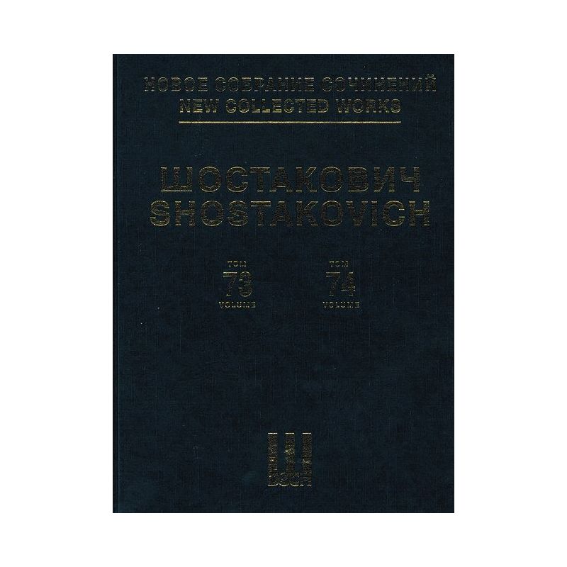 Shostakovich, Dmitri - New Collected Works Vol. 073/074 op. 81 Vol. 73/74