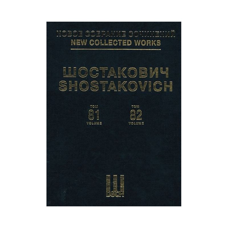 Shostakovich, Dmitri - New Collected Works Vol. 081/082 op. 119 Vol. 81/82