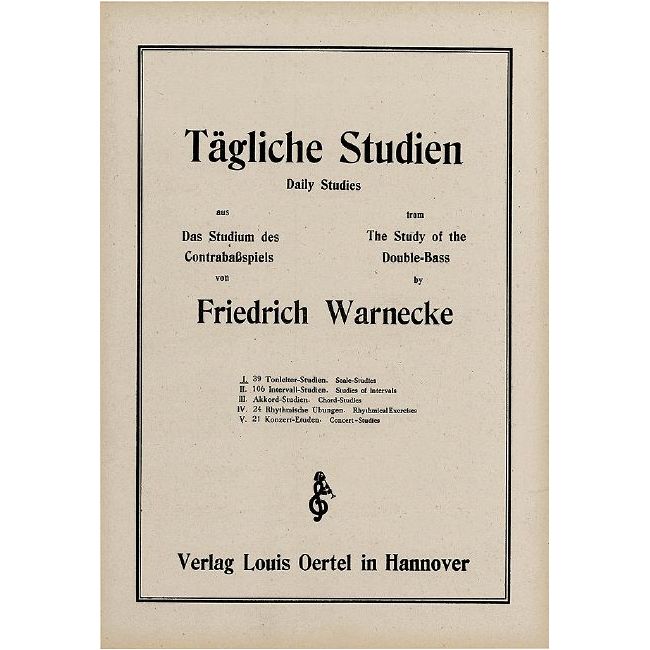 Warnecke, Friedrich - Daily Studies