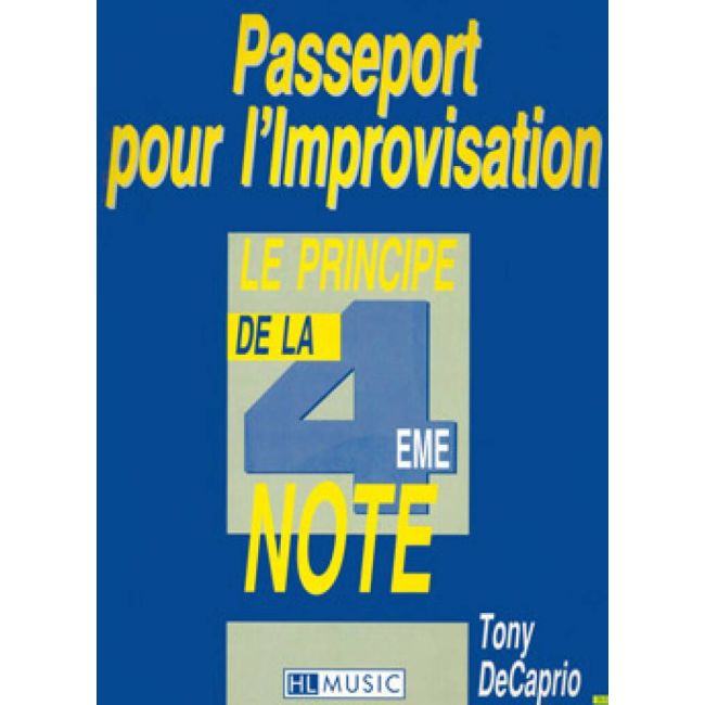 Caprio, Tony de - Passeport pour l'improvisation