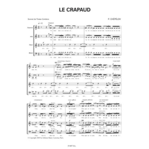 Chépélov, Pierre - Le Crapaud