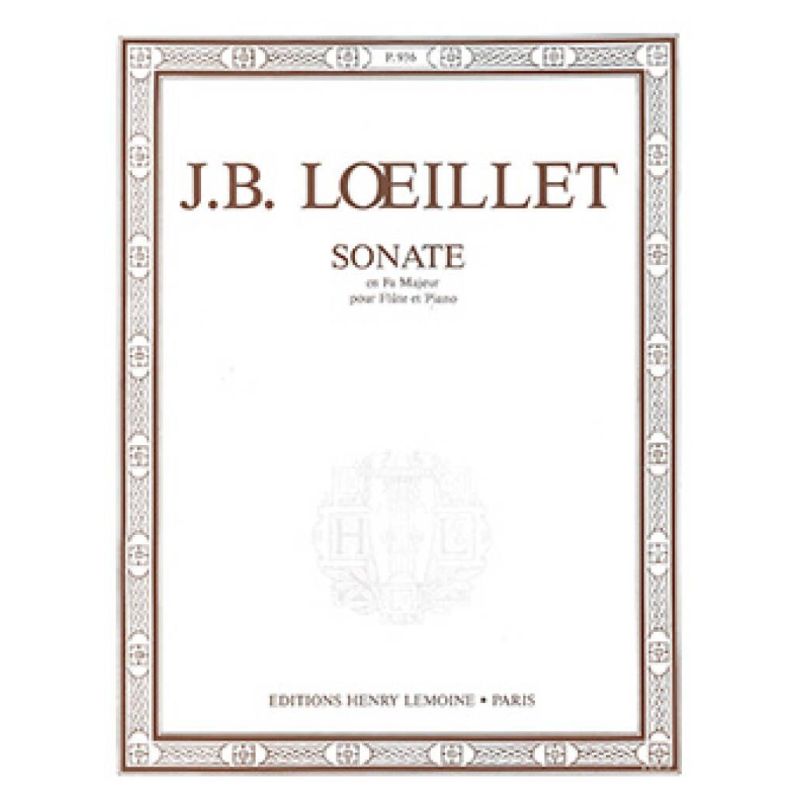 Loeillet, Jean-Baptiste - Sonate en fa maj.