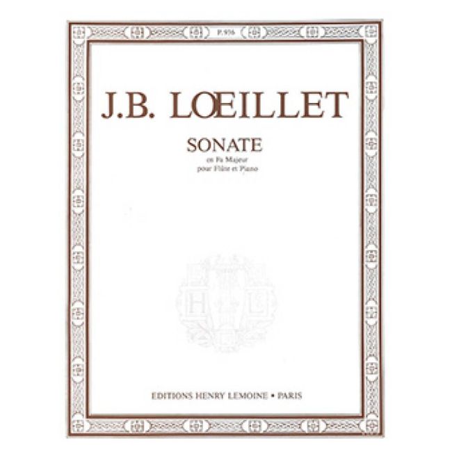 Loeillet, Jean-Baptiste - Sonate en fa maj.