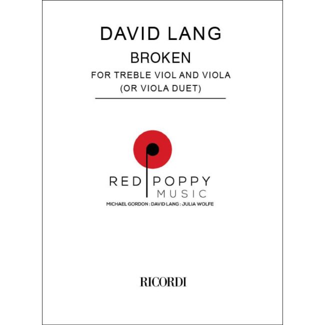 Lang, David - Broken