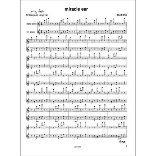 Lang, David - Miracle Ear