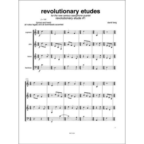 Lang, David - Revolutionary Etudes