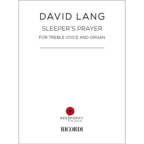 Lang, David - Sleeper's Prayer