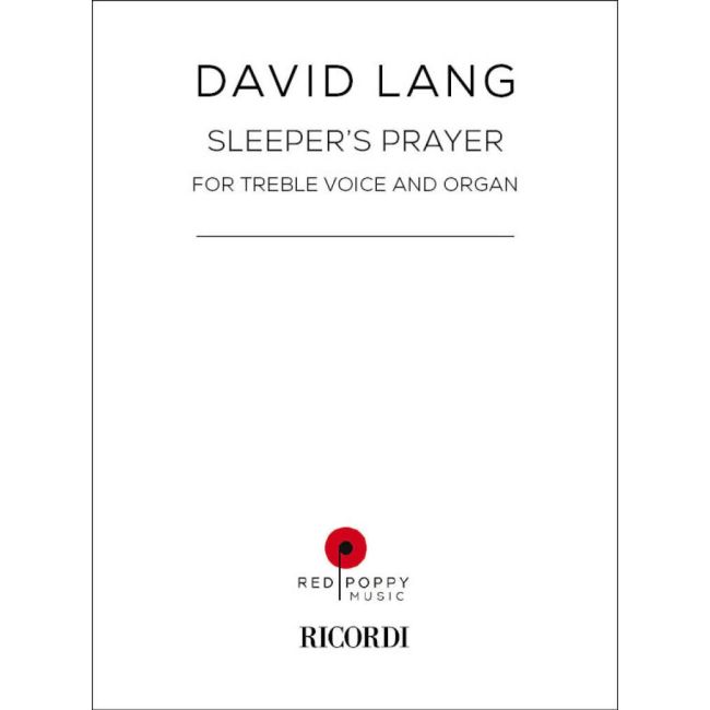 Lang, David - Sleeper's Prayer