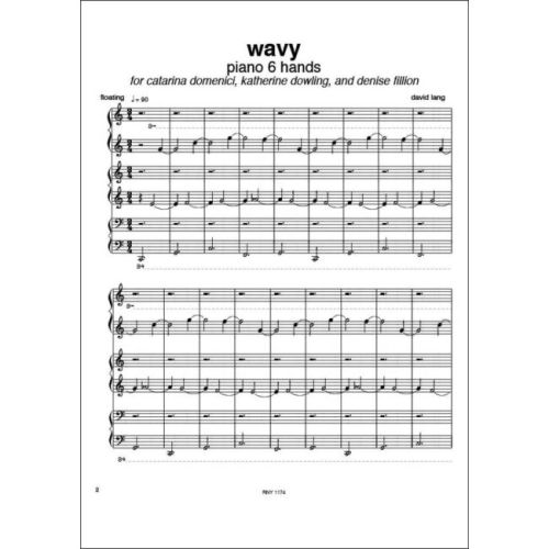 Lang, David - Wavy