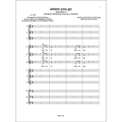 Lang, David - Where You Go
