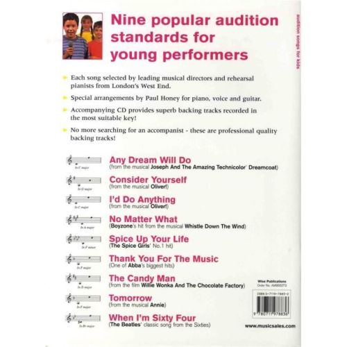 Audition Songs For Kids