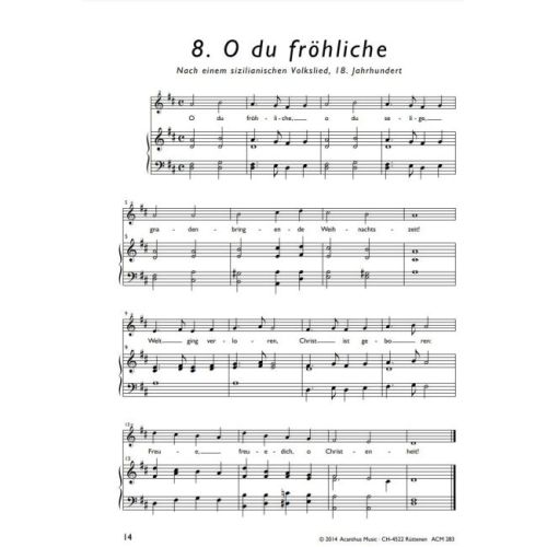 Weihnachtslieder 1 Vol. 1