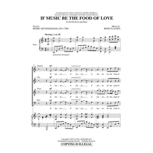 Clausen, René - If Music Be the Food of Love