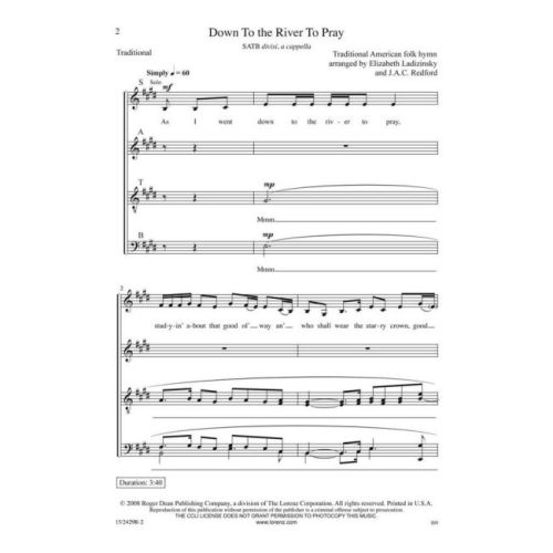 J.A.C. Redford - Down to the River to Pray
