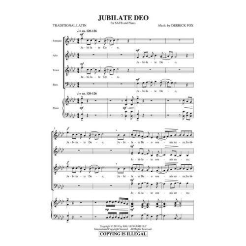 Fox, Derrick - Jubilate Deo