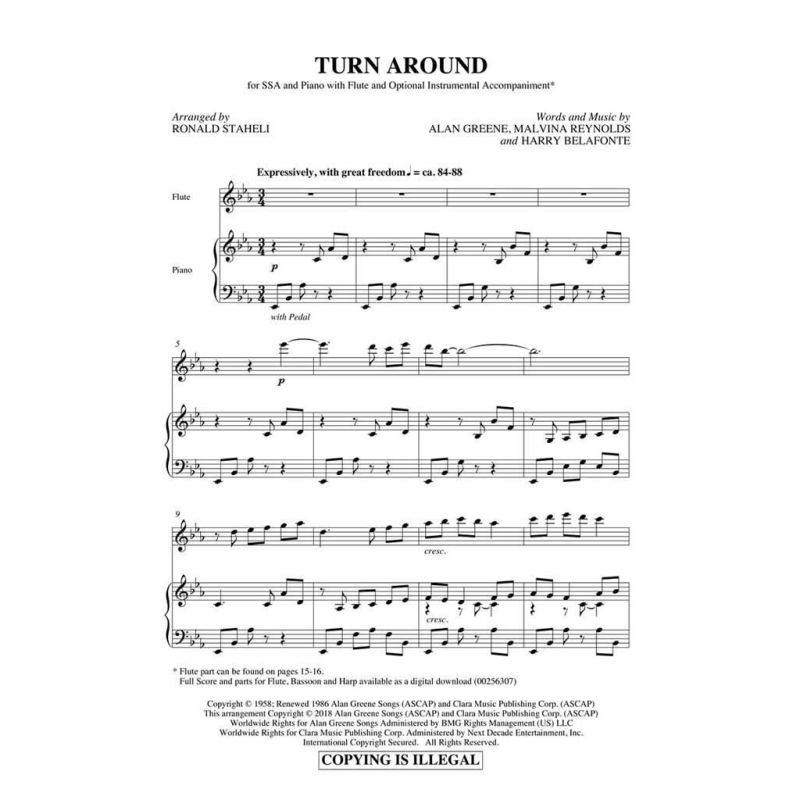 Alan Greene & Malvina Reynolds - Turn Around