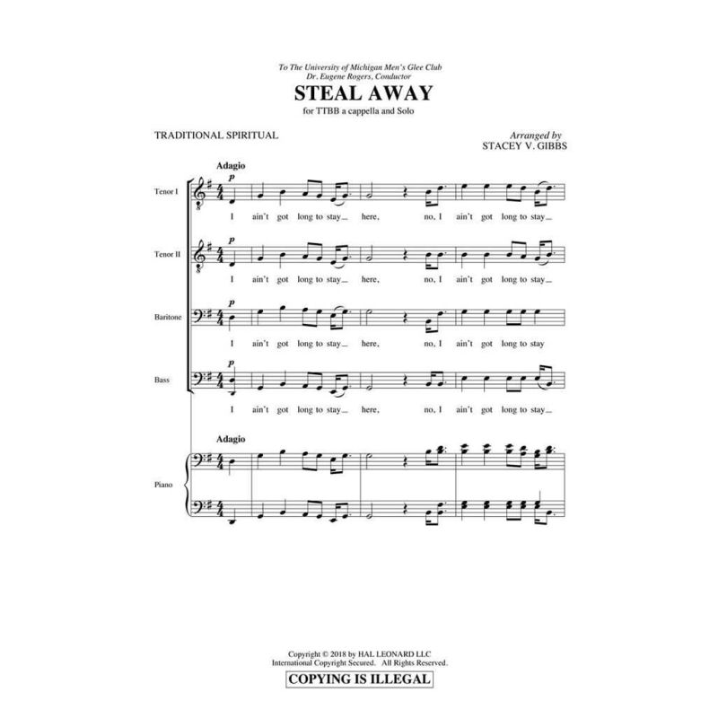 Stacey V. Gibbs - Steal Away