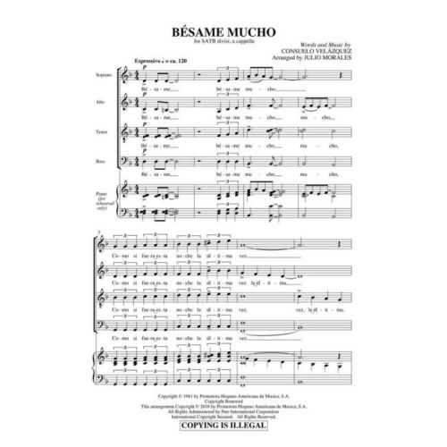 Velazquez, Consuelo - Besame Mucho