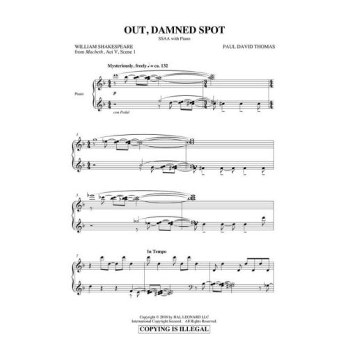 Paul David Thomas - Out Damned Spot