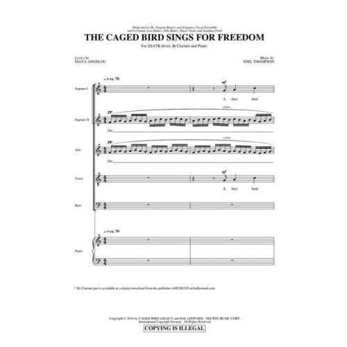 Thompson, Joel - The Caged Bird Sings for Freedom