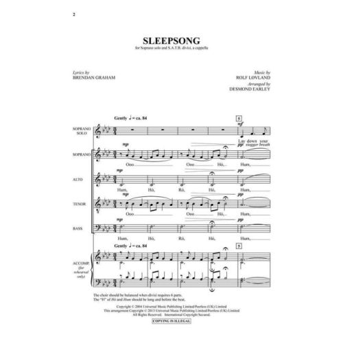 Graham & Lovland - Sleepsong
