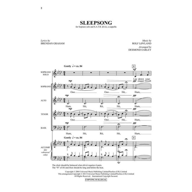 Graham & Lovland - Sleepsong