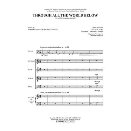 Helvey, Howard - Through All the World Below
