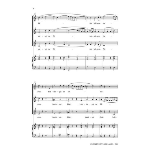 Bartholdy, Felix Mendelssohn - Jauchzet Gott, Alle Lande