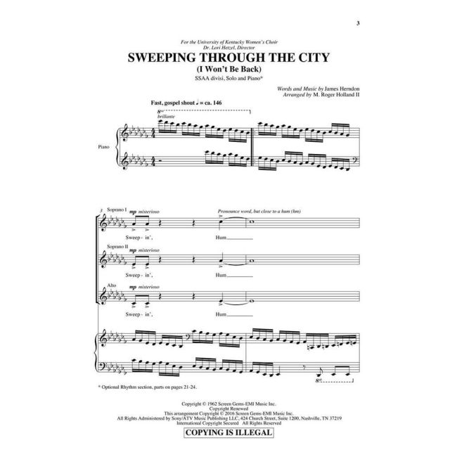 Herndon, James - Sweeping Through the City