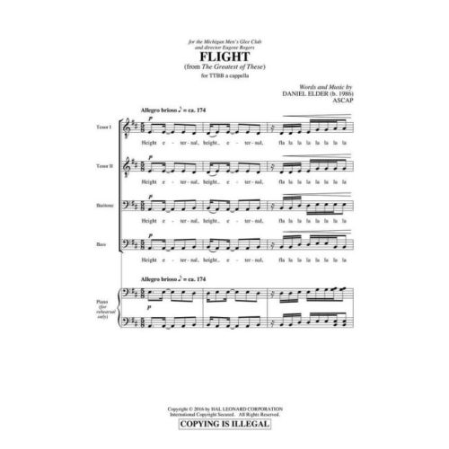 Elder, Daniel - Flight