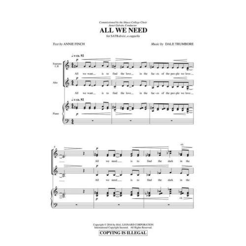 Trumbore, Dale - All We Need