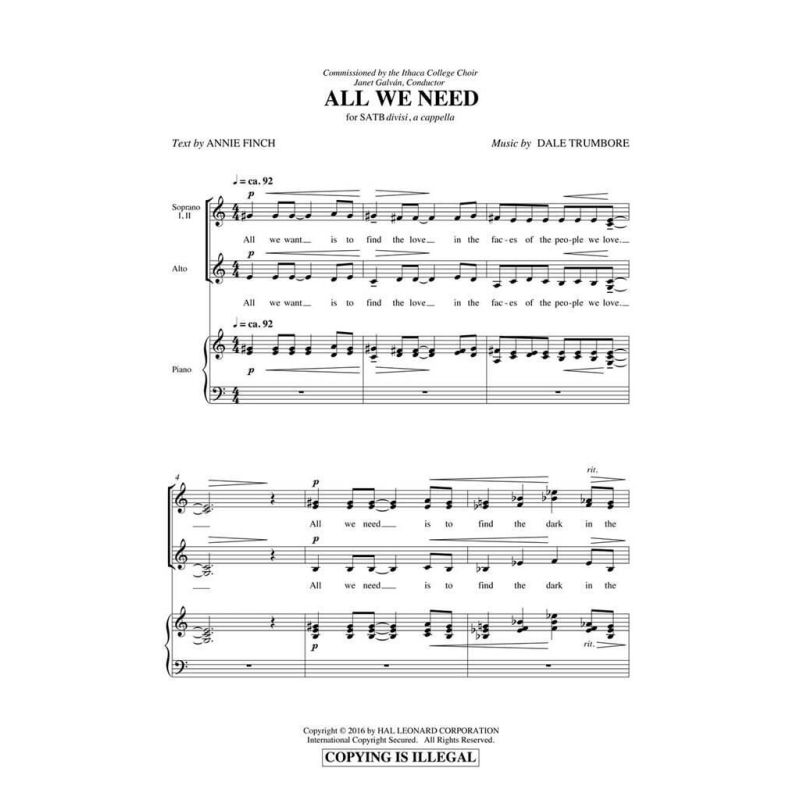 Trumbore, Dale - All We Need