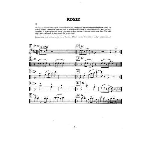 Yellin, Peter Michael - Basic Jazz Saxophone Vol. 1