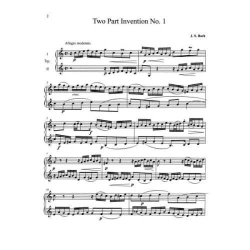 Bach, Johann Sebastian - Two-Part Inventions