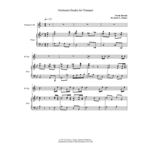 Brandt, Vassily - Orchestra Etudes