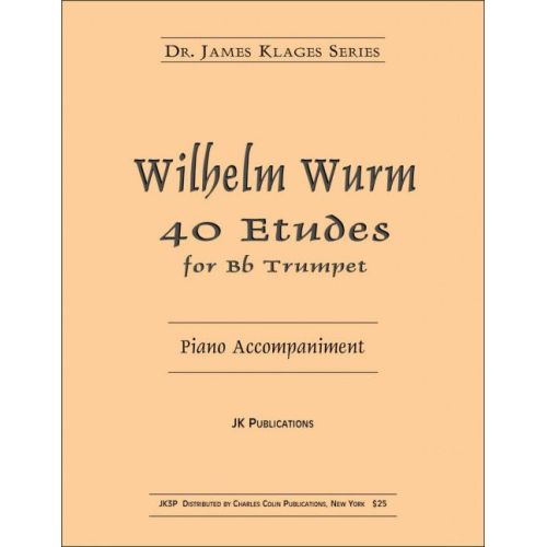 Wurm, Wilhelm - 40 Etudes
