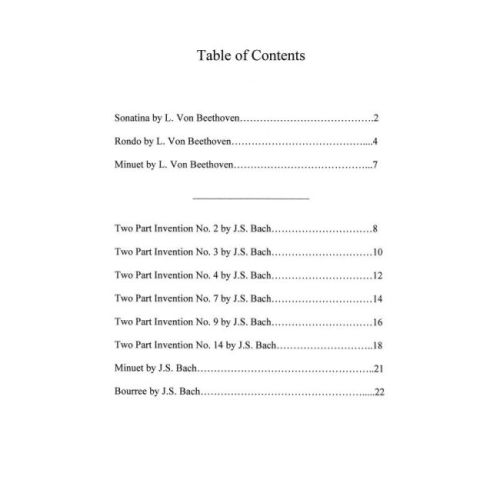 Bach & Beethoven - Beethoven and Bach Duets & Inventions
