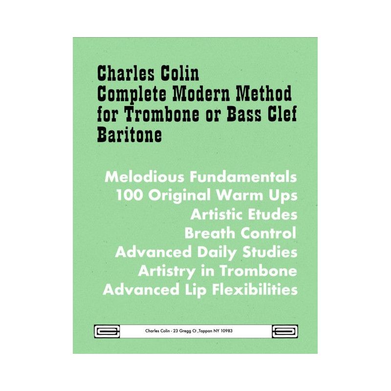 Colin, Charles - Complete Modern Method for Trombone