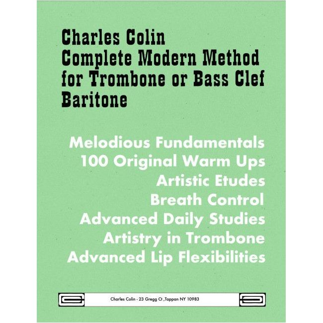 Colin, Charles - Complete Modern Method for Trombone