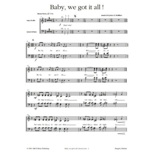 Strikker, Erwin - Baby, we got it all!