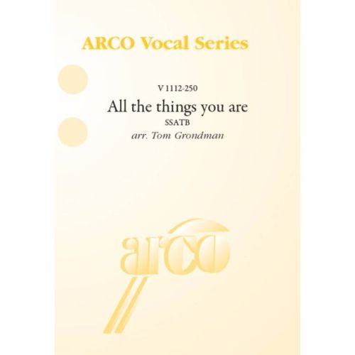 All the things you are