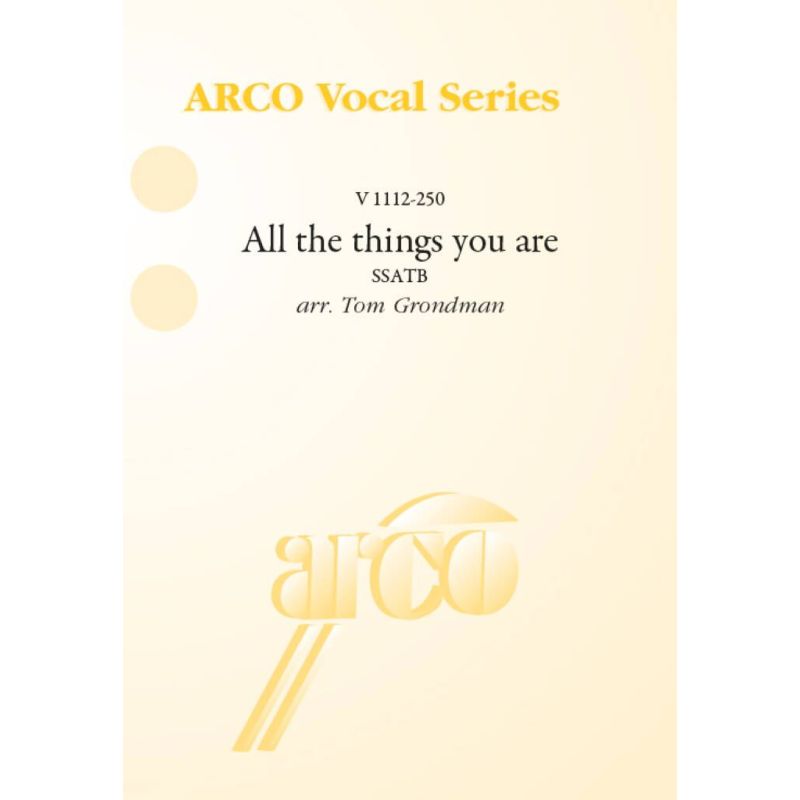 All the things you are